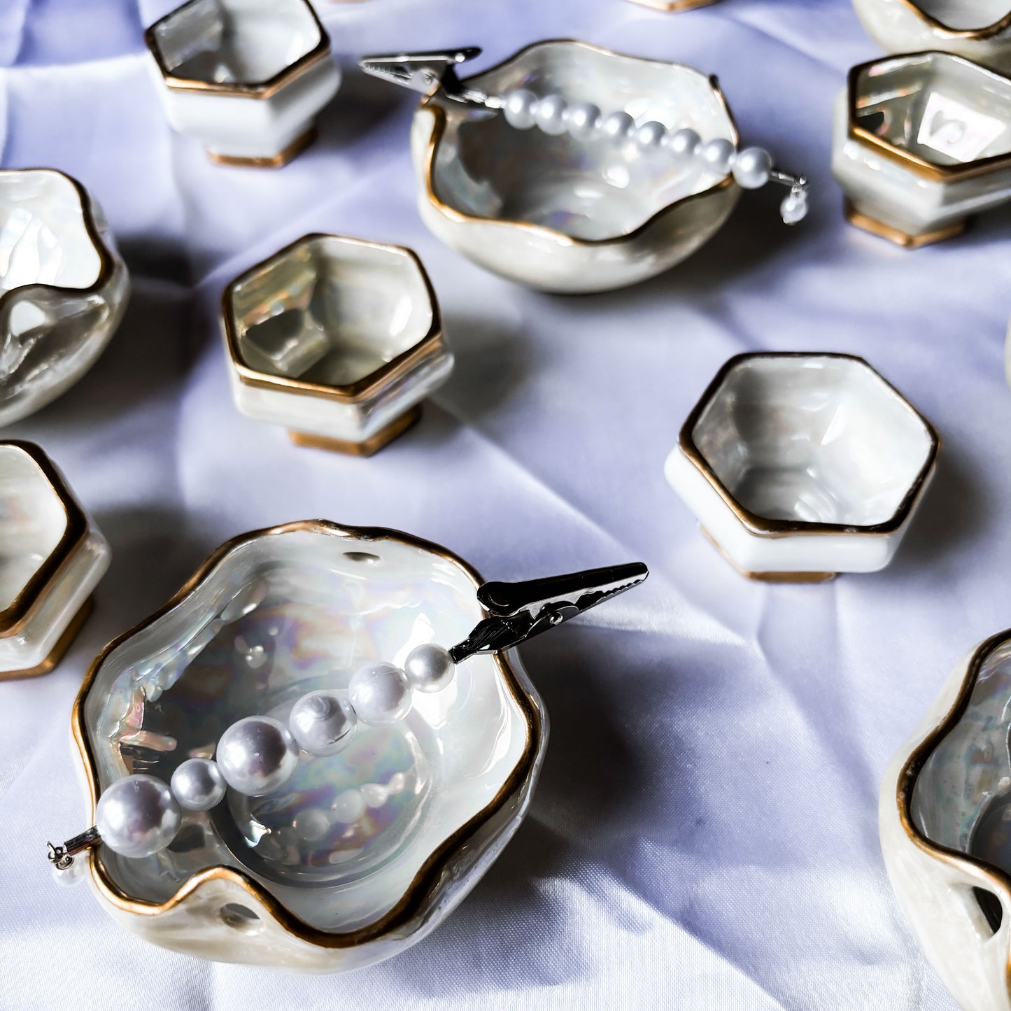 The Stacked Pearl J Clip