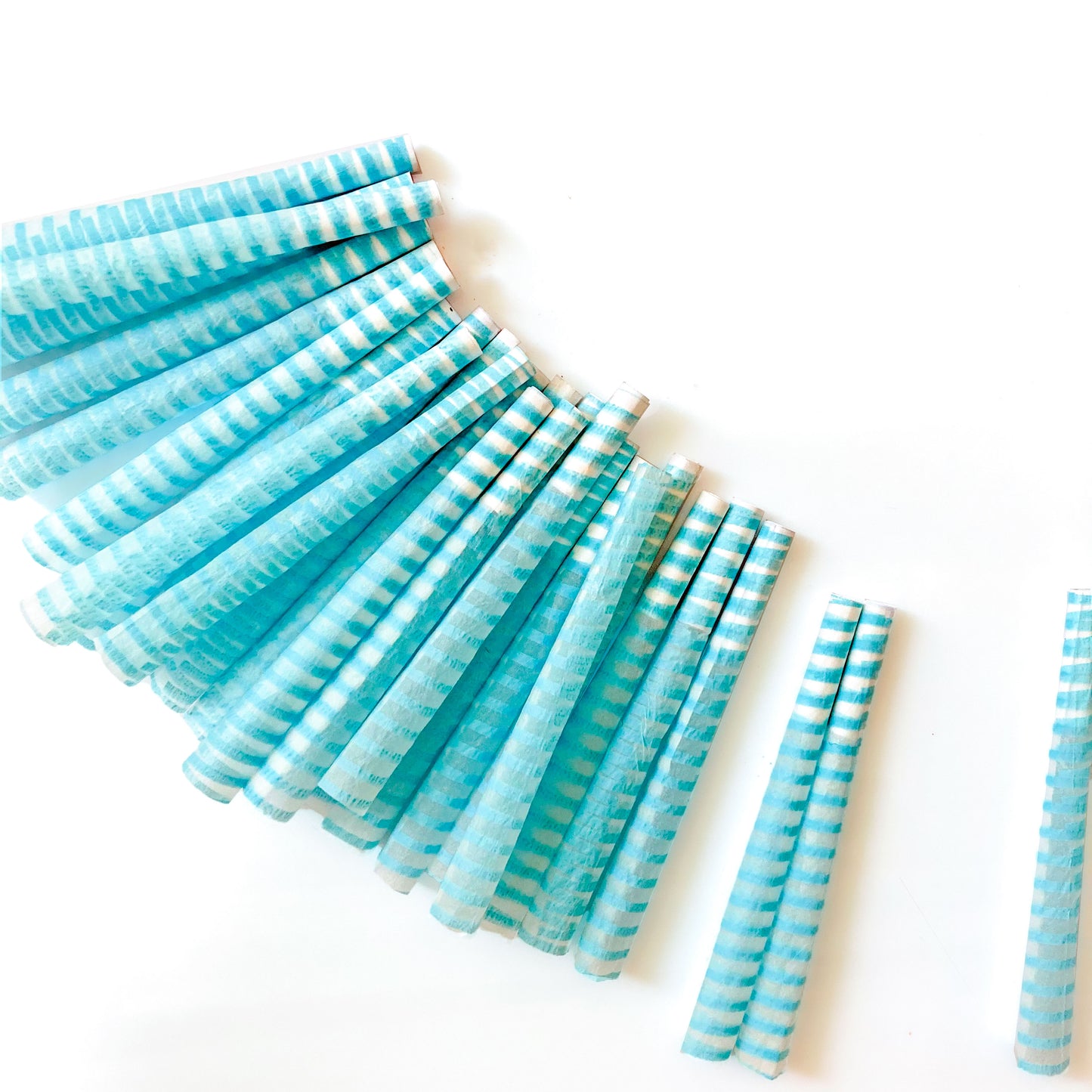 The Classic Cones, set of 8: blue striped pre-rolled cones. These designer cones are girly, pretty, vegan, cute, cool, standard size, high quality, even burn, natural dyes, best tasting, slow burn.