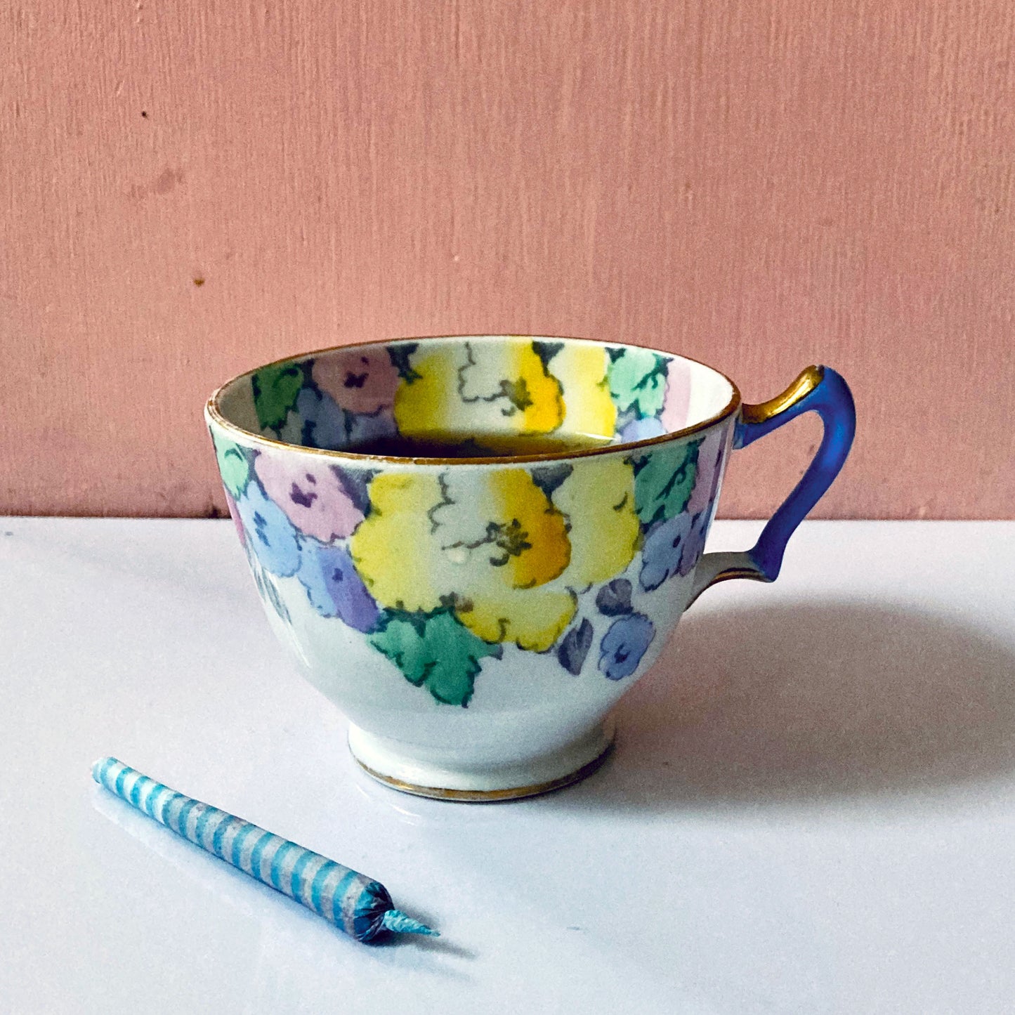 The Classic Cones, set of 8: blue striped pre-rolled cones. These designer cones are girly, pretty, vegan, cute, cool, standard size, high quality, even burn, natural dyes, best tasting, slow burn.