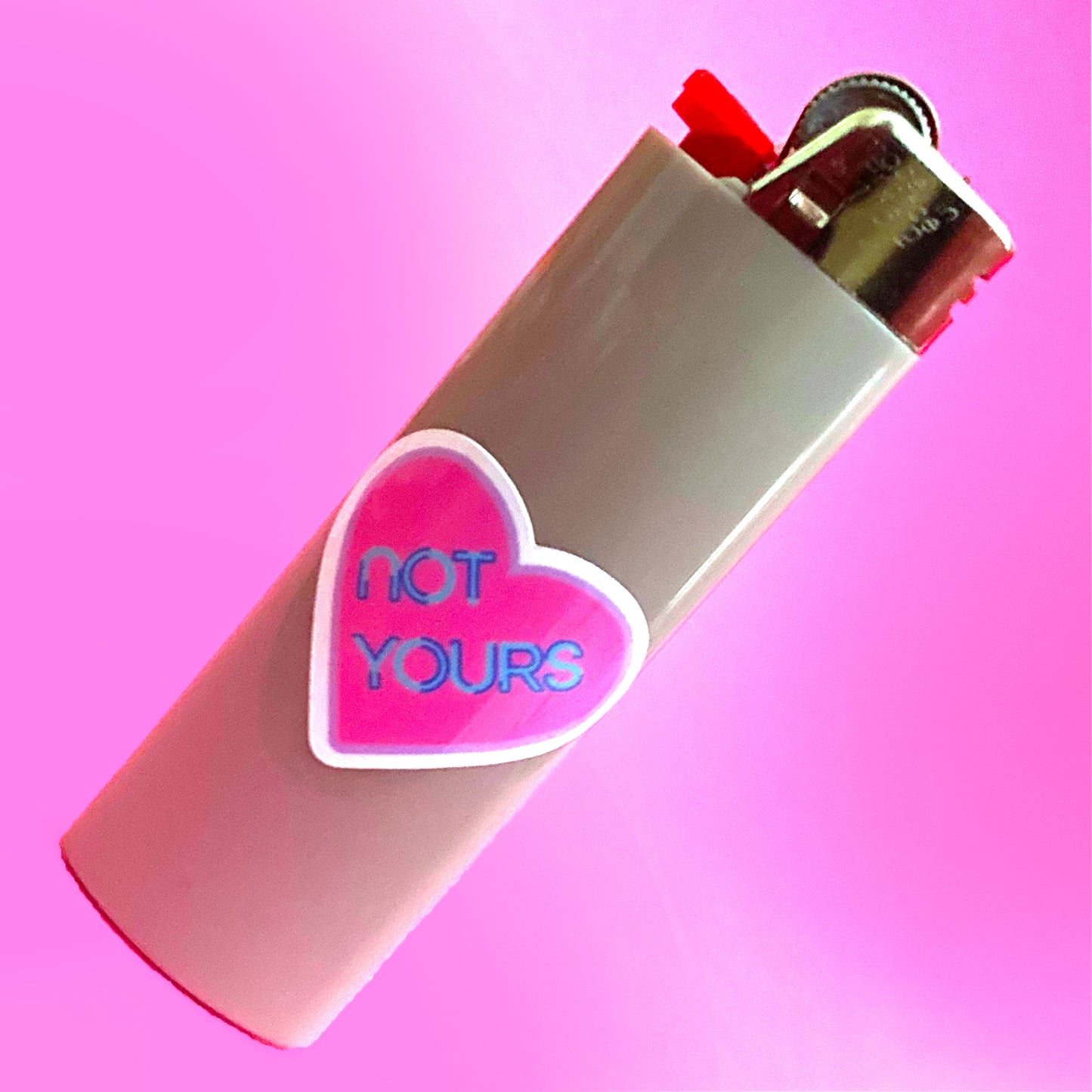 The Not Yours Sticker