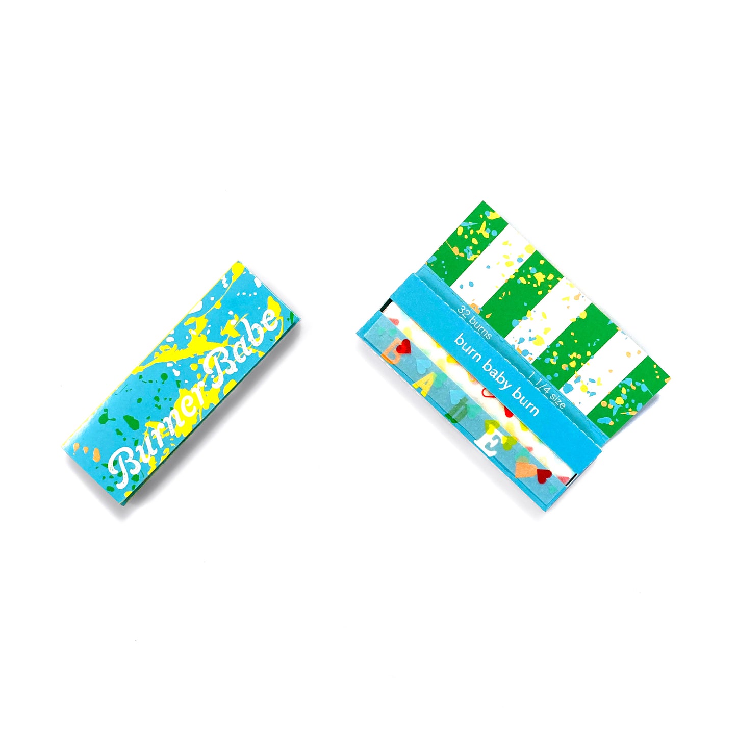 The (Ob)session Papers, set of 10: heart adorned rolling papers. These designer rolling papers are girly, pretty, vegan, cute, cool, standard size, high quality, even burn, natural dyes, best tasting, slow burn.