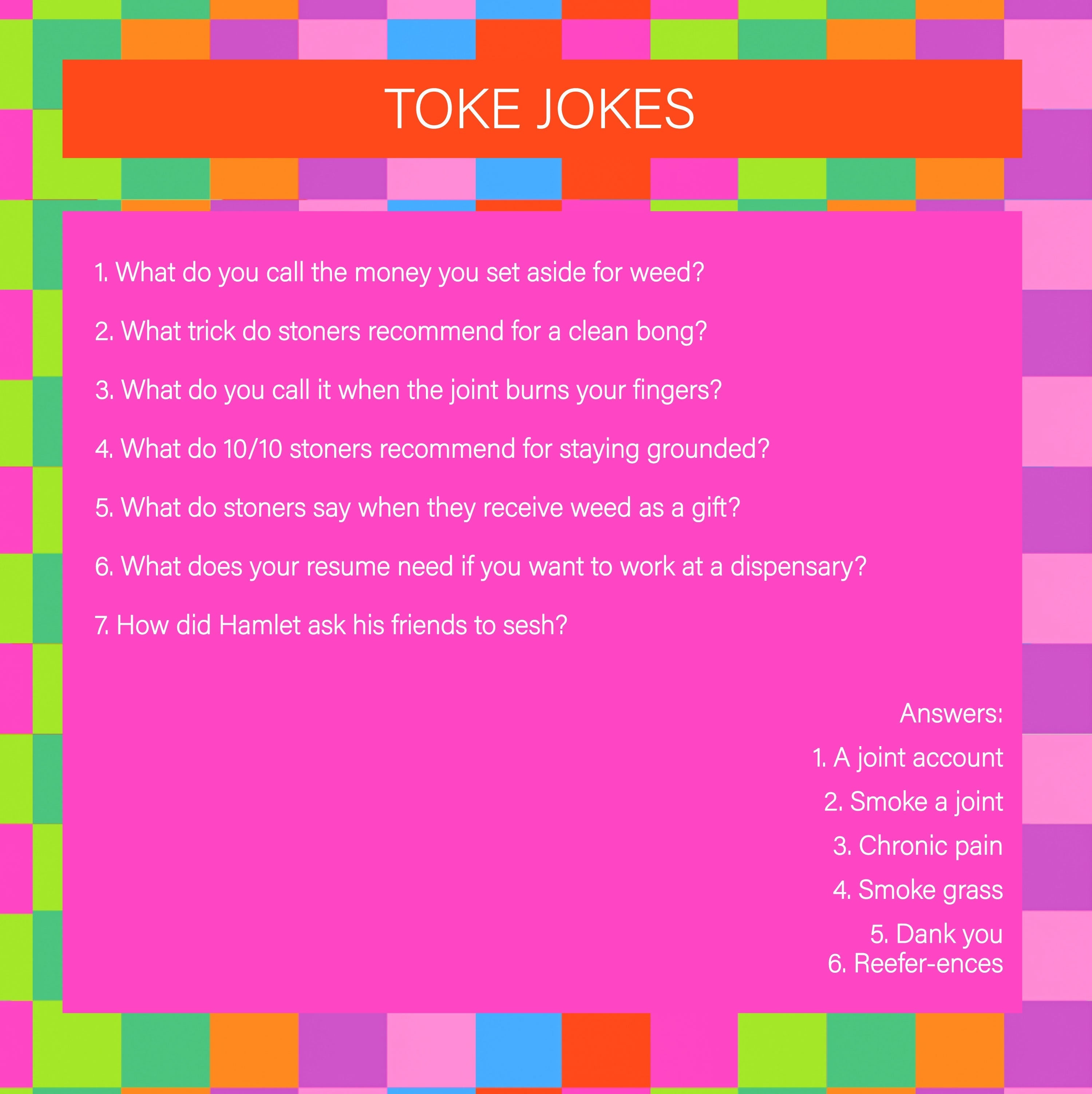 Toke Jokes Burner Babe