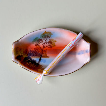Vintage Sunset Mini Ashtray