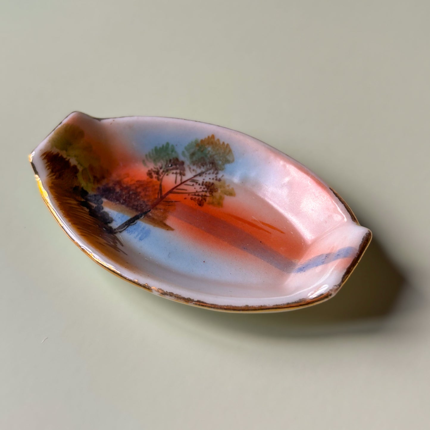 Vintage Sunset Mini Ashtray