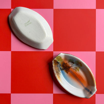 Vintage Sunset Mini Ashtray