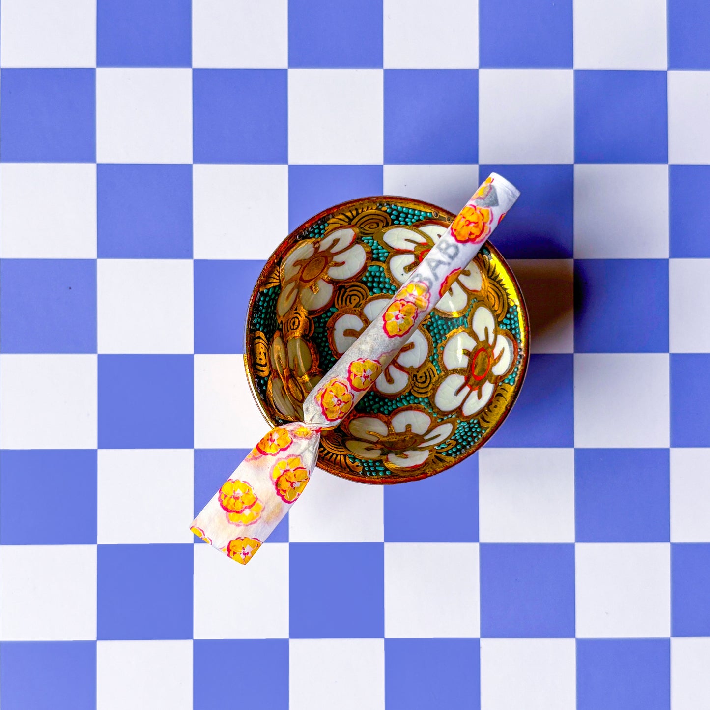 Vintage Cherry Blossom Mini Ashtray