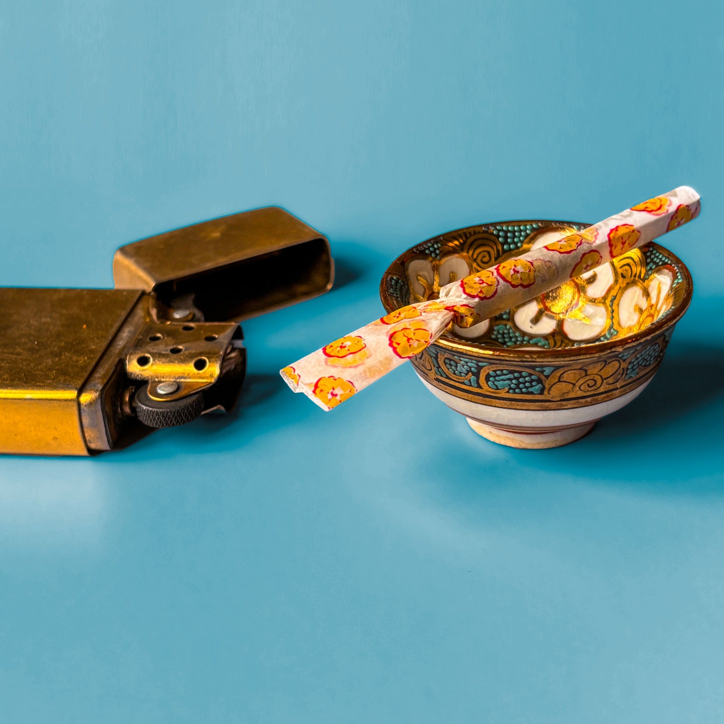 Vintage Cherry Blossom Mini Ashtray