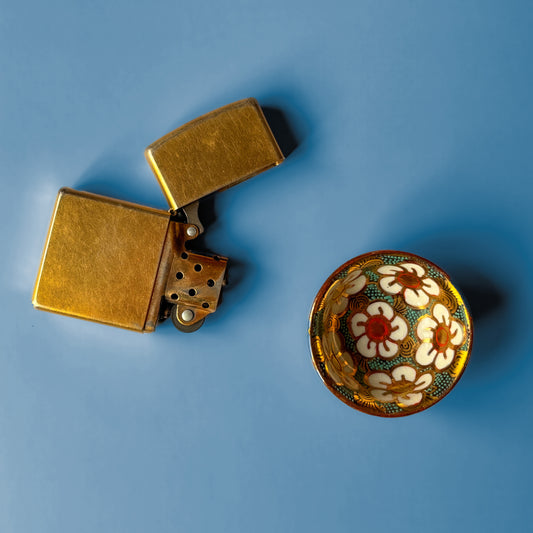 Vintage Cherry Blossom Mini Ashtray