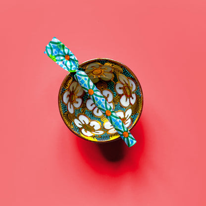 Vintage Cherry Blossom Mini Ashtray