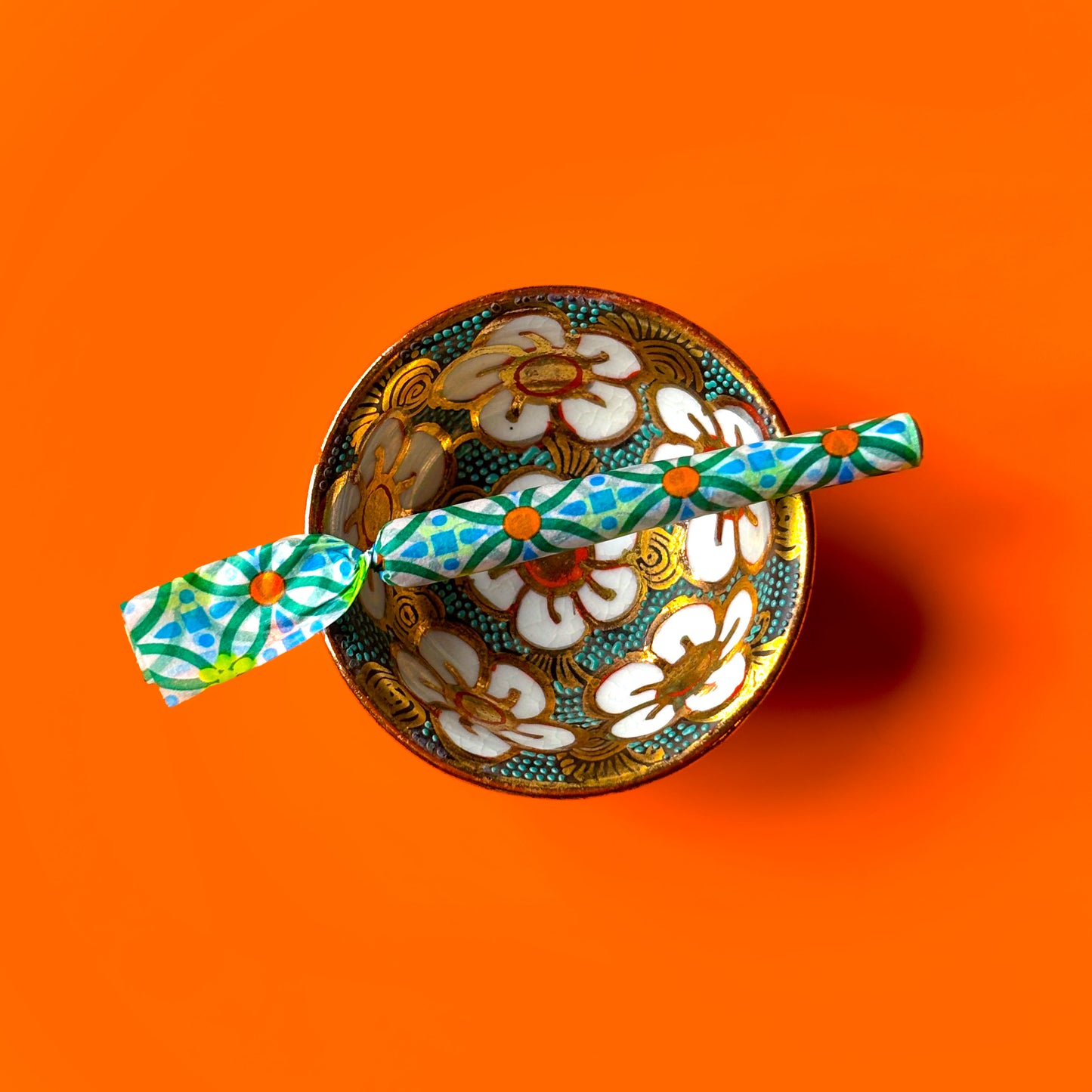 Vintage Cherry Blossom Mini Ashtray