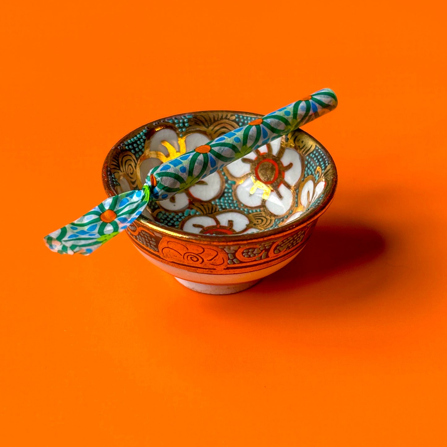 Vintage Cherry Blossom Mini Ashtray