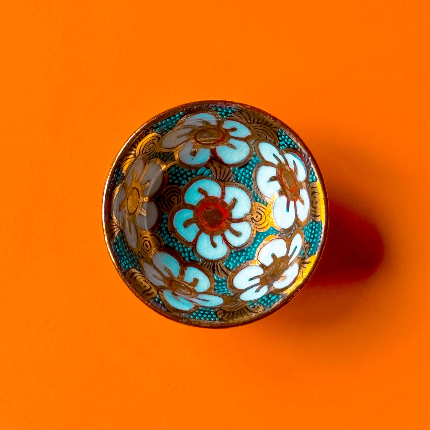 Vintage Cherry Blossom Mini Ashtray