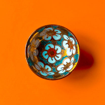 Vintage Cherry Blossom Mini Ashtray