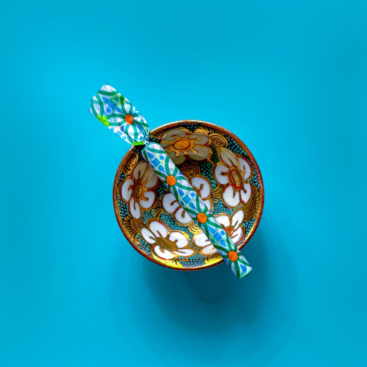 Vintage Cherry Blossom Mini Ashtray