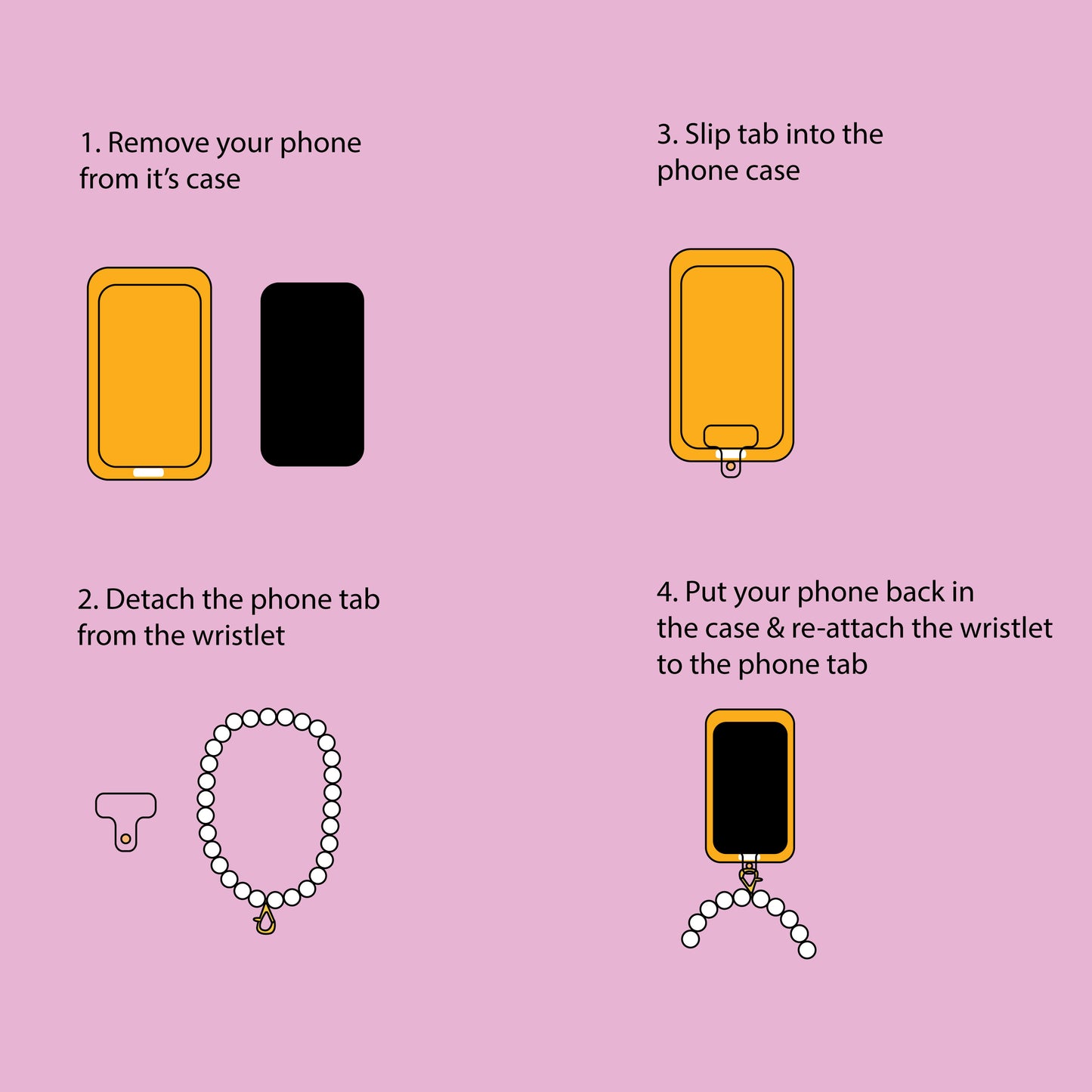 The Pearl Phone Chain