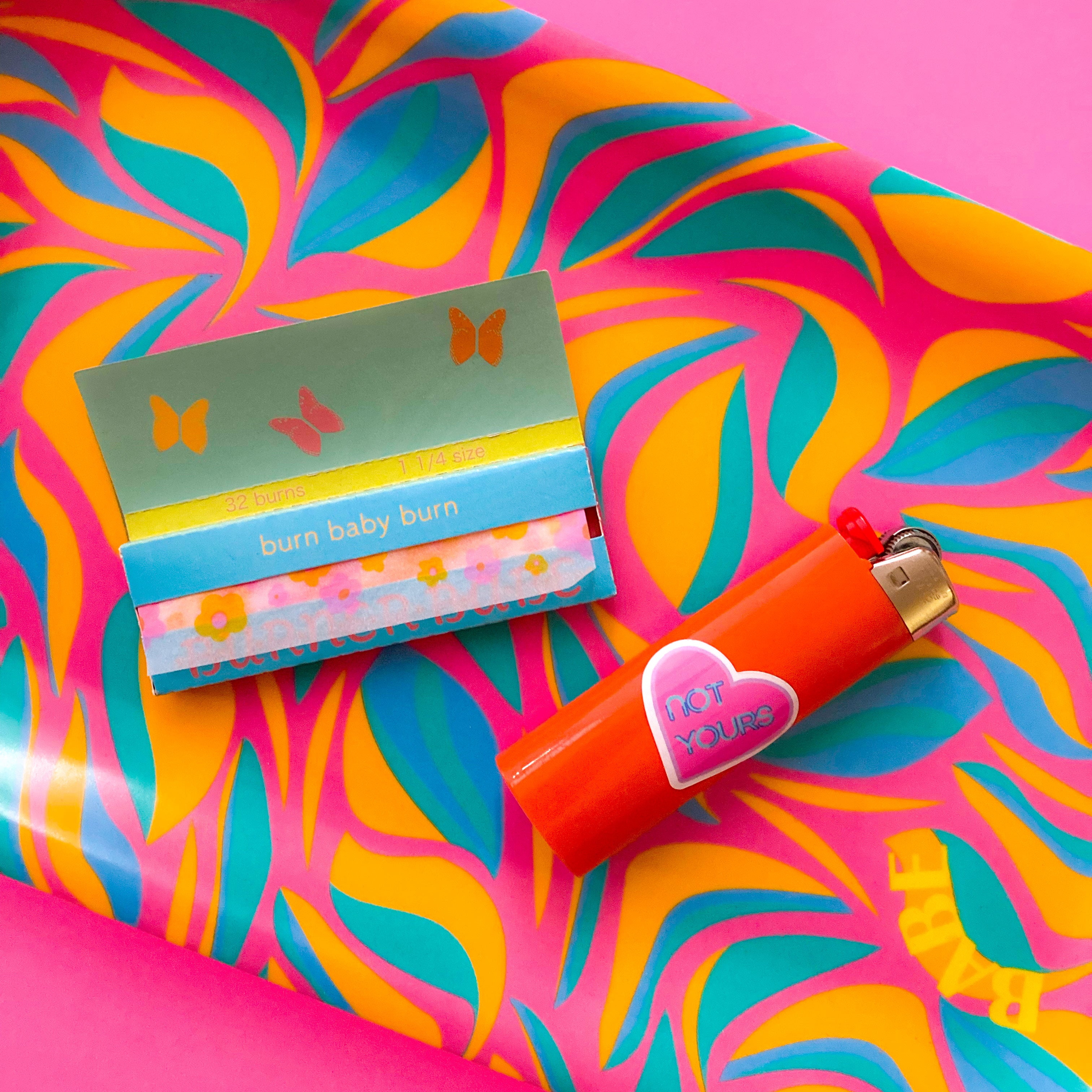 The Not Yours Sticker – Burner Babe