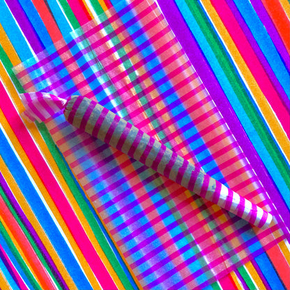 The Poseur Papers: magenta striped rolling papers. These designer rolling papers are girly, pretty, vegan, cute, cool, standard size, high quality, even burn, natural dyes, best tasting, slow burn.